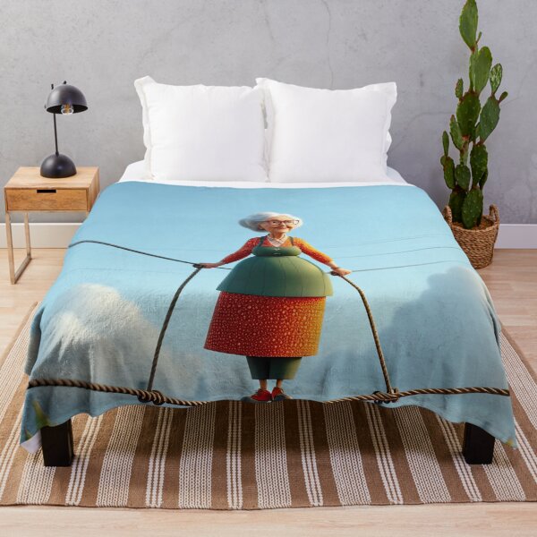 Item preview, Old Fart walking on a highwire designed and sold by Colin Bentham.