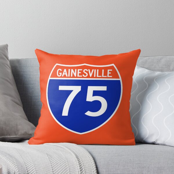 Item preview, I-75 Gainesville in Orange and Blue designed and sold by Karate Octopus.