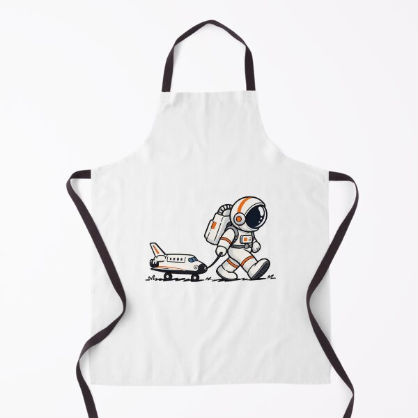Item preview, Melancholic Astronaut Pulling Space Shuttle Artwork designed and sold by ClipFrFortnite.