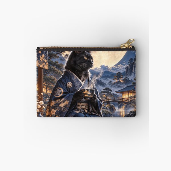 Item preview, Samurai Cat Moon Tea designed and sold by Silken moonlight .