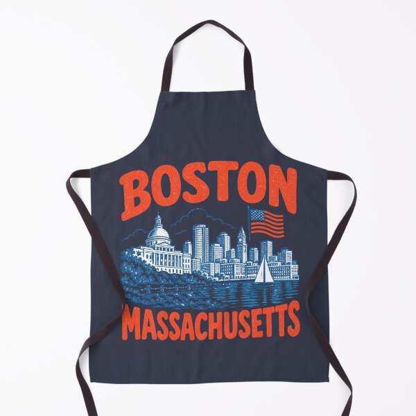 Item preview, Boston Massachusetts Retro City designed and sold by HowToCanadian.