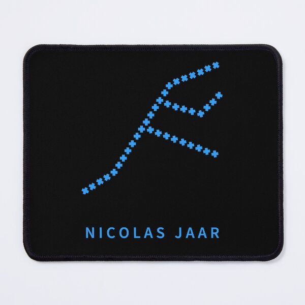 Item preview, Nicolas Jaar Minimalist Geometric Tee – Abstract Blue Pattern – Electronic Music Design designed and sold by THE MODA STEREO.