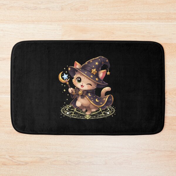 Item preview, Enchanting Witch Cat Magical Circle Art designed and sold by SoyLamderma.