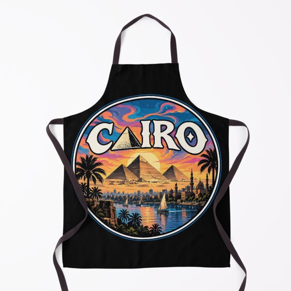 Item preview, Cairo Egypt Piramids Travel Trippy Art designed and sold by TomFrontierArt.