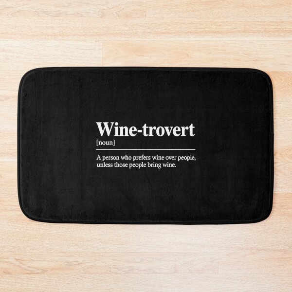 Item preview, Wine Lover Winetrovert Funny Wine Humor designed and sold by LuminOrb.