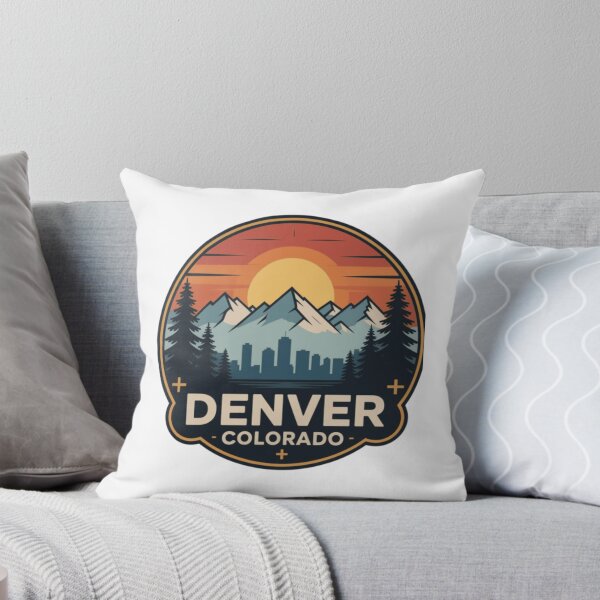 Item preview, Denver Colorado Mountain Sunset Retro Design designed and sold by Christopher Murray.