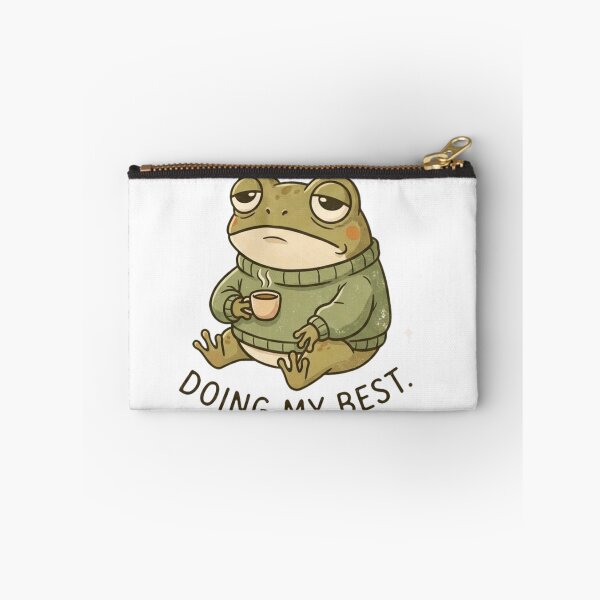 Item preview, Doing My Best Tired Frog designed and sold by Clintora.