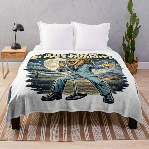 Item preview, The Lion Sleeps Tonight Vintage Singer designed and sold by Bad-Decisions-Designs.