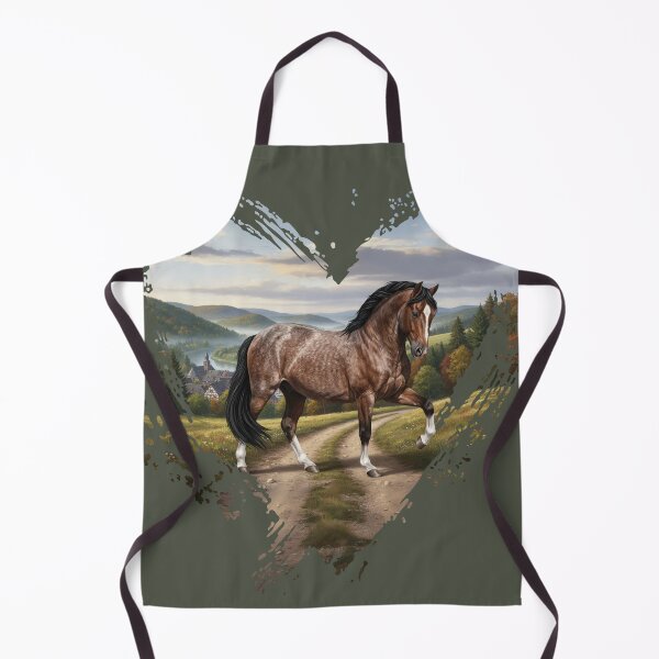 Item preview, An Aegidienberger horse, a heart, and a German landscape designed and sold by Cheval-de-coeur.