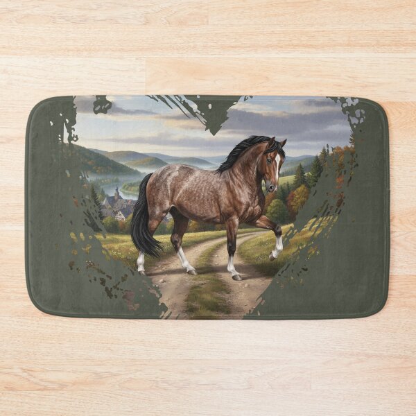 Item preview, An Aegidienberger horse, a heart, and a German landscape designed and sold by Cheval-de-coeur.