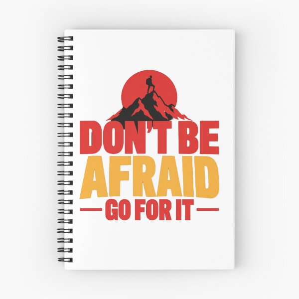 Item preview, Don’t Be Afraid Go For It – Bold Motivational Adventure Design designed and sold by Lovestickerco.