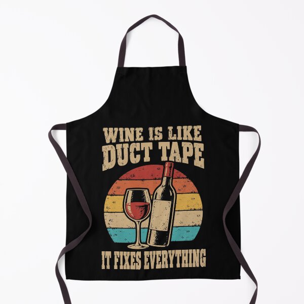 Item preview, Wine Lover Wine Is Like Duct Tape designed and sold by LuminOrb.
