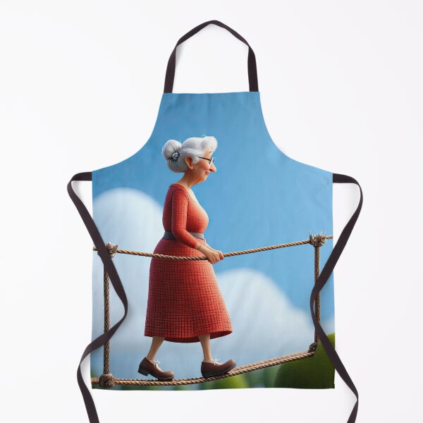 Item preview, Old Fart walking on a highwire designed and sold by Colin Bentham.