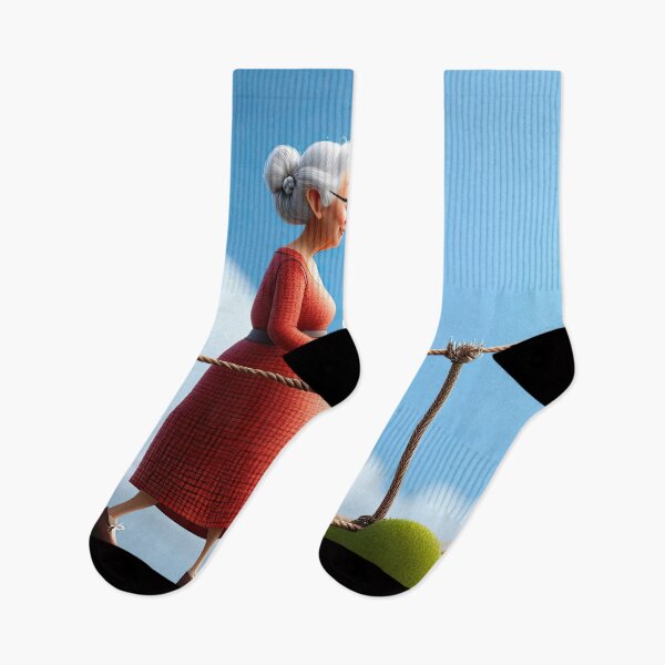 Item preview, Old Fart walking on a highwire designed and sold by Colin Bentham.