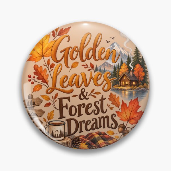 Item preview, Golden Leaves & Forest Dreams – Cozy Autumn Cabin Adventure designed and sold by blankTeeShirt.