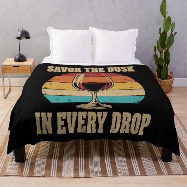 Item preview, Wine Lover Savor The Dusk In Every Drop designed and sold by LuminOrb.