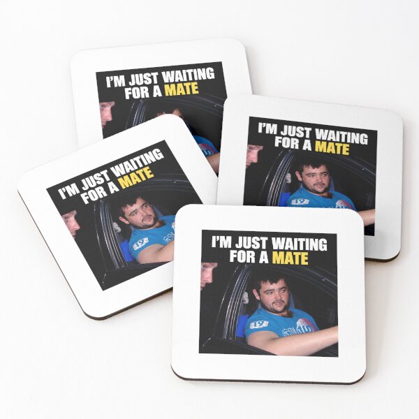 Item preview, I'm Just Waiting for a Mate Funny Aussie Meme designed and sold by chiakh.