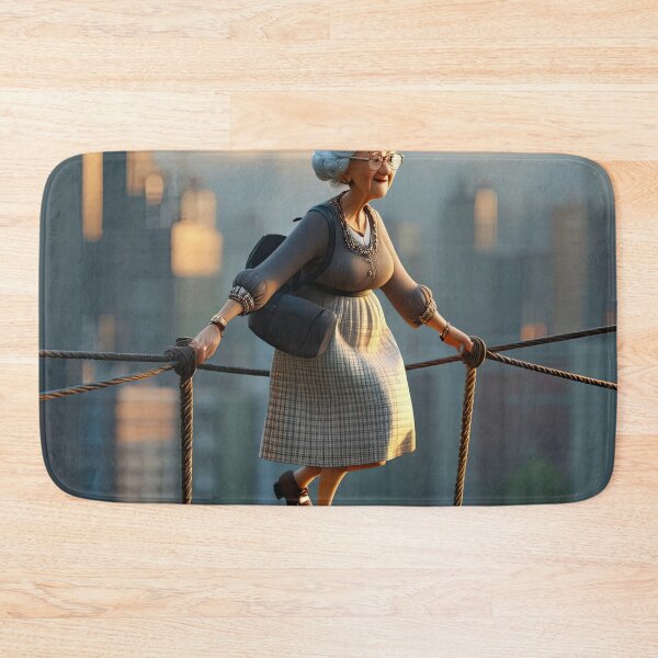 Item preview, Old Fart walking on a highwire designed and sold by Colin Bentham.