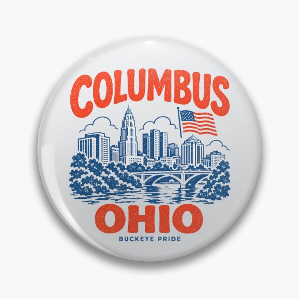 Item preview, Columbus Ohio Retro City designed and sold by HowToCanadian.