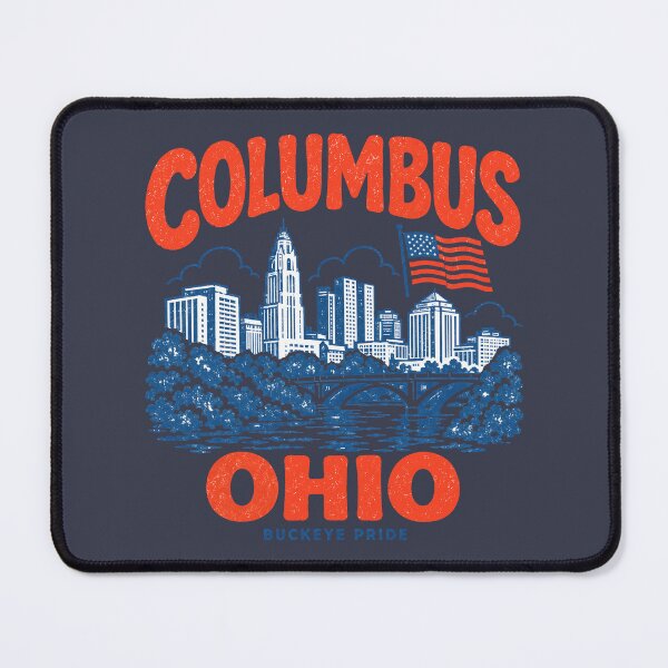 Item preview, Columbus Ohio Retro City designed and sold by HowToCanadian.