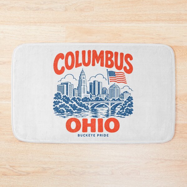 Item preview, Columbus Ohio Retro City designed and sold by HowToCanadian.