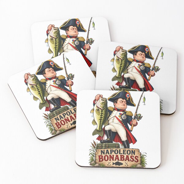 Item preview, Napoleon Bonabass – Funny Historical Fishing Design designed and sold by Dabsky.