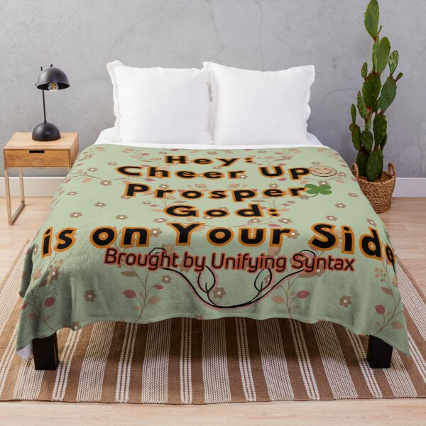 Item preview, Cheer Up, Prosper - God is on Your Side Inspirational Typography & Motivational Quote Designs designed and sold by UnifyingSyntax.