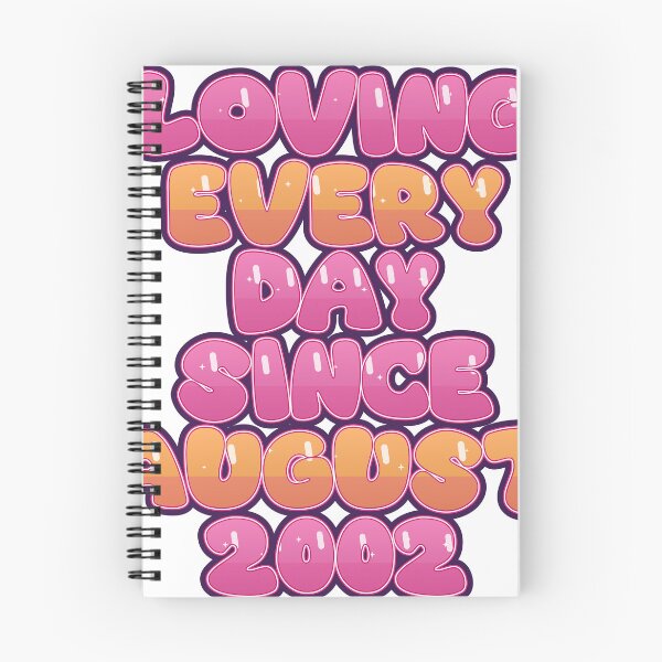 Item preview, LOVING EVERY DAY SINCE AUGUST 2002 designed and sold by TheIconSmith.