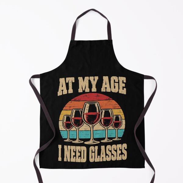 Item preview, Wine Lover At My Age I Need Glasses Funny Wine designed and sold by LuminOrb.
