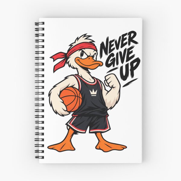 Item preview, Never Give Up Basketball Duck designed and sold by Radson.