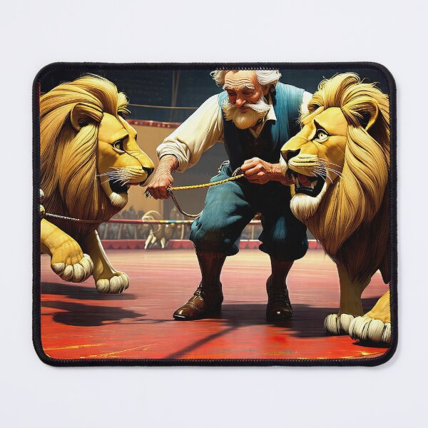 Item preview, Old Fart as a lion tamer designed and sold by Colin Bentham.