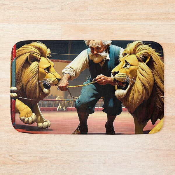 Item preview, Old Fart as a lion tamer designed and sold by Colin Bentham.