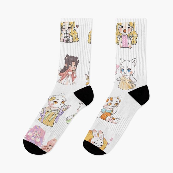 Item preview, Cute Kawaii Anime Chibi Girls Sticker Pack designed and sold by Founderpallavi.