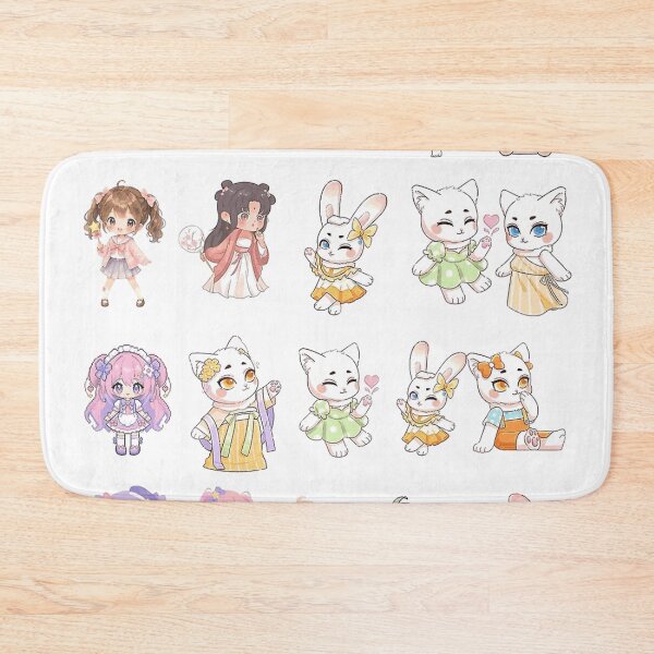 Item preview, Cute Kawaii Anime Chibi Girls Sticker Pack designed and sold by Founderpallavi.