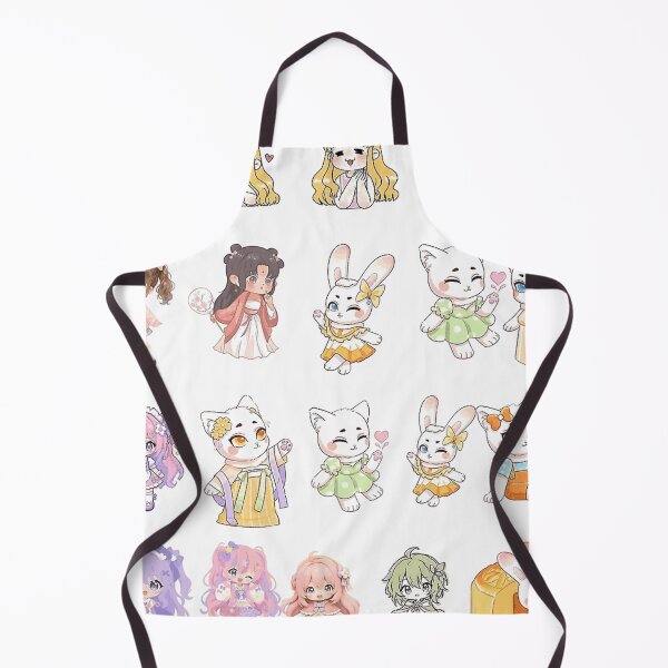 Item preview, Paquete de pegatinas de chicas chibi anime kawaii lindas designed and sold by Founderpallavi.