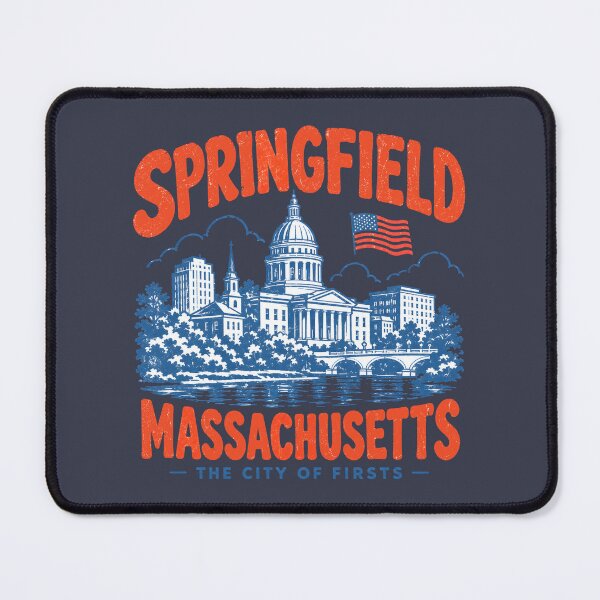 Item preview, Springfield Massachusetts Retro City designed and sold by HowToCanadian.