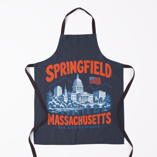 Aperçu de l'œuvre Springfield, Massachusetts, ville rétro créée et vendue par HowToCanadian.