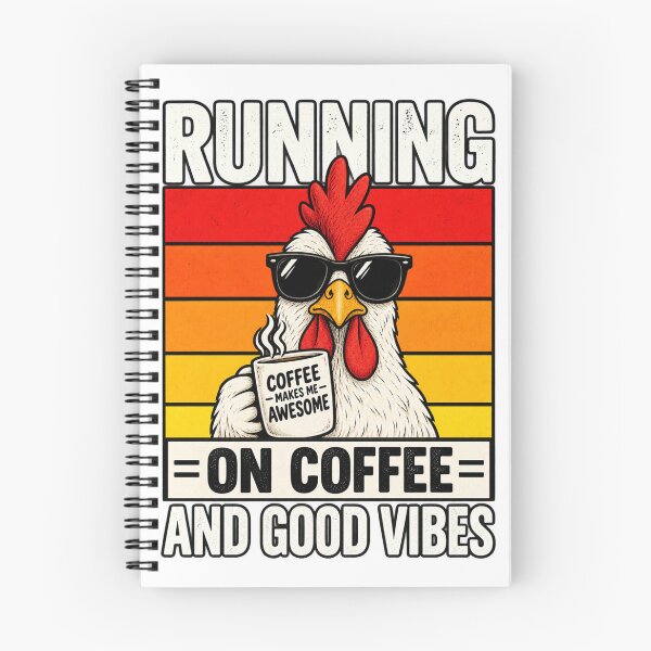 Item preview, Running on Coffee and Good Vibes Funny Coffee Lover designed and sold by DinoDesign02.