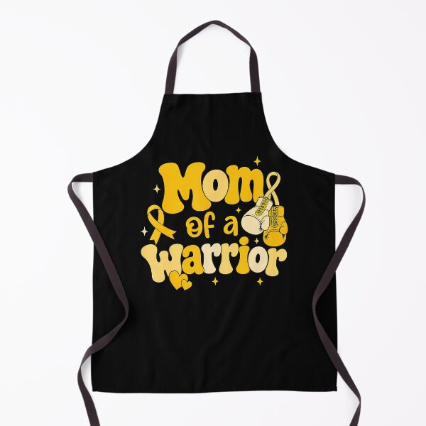 Item preview, Mom Of A Warrior Childhood Cancer Awareness Gold Ribbon designed and sold by Strow--bary.
