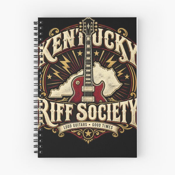 Item preview, Kentucky Riff Society – Vintage Southern Rock Guitar Design designed and sold by fordogg 3.