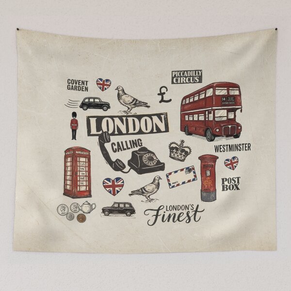 Item preview, London icons collage designed and sold by oliver polanski.