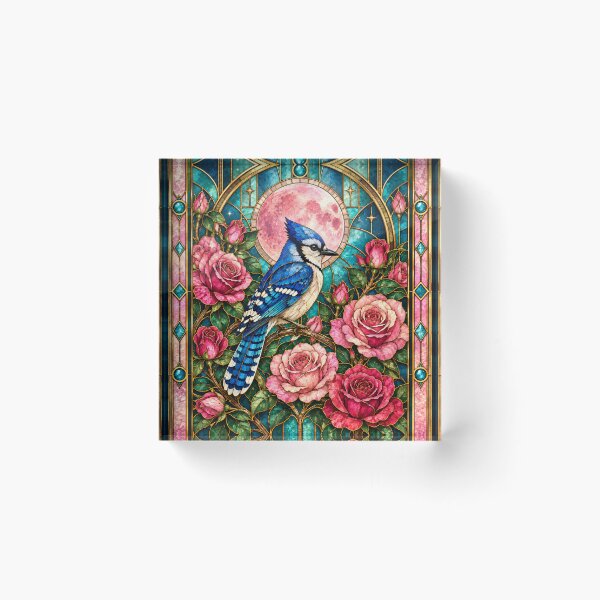 Item preview, Blue jay art deco designed and sold by saranagliccuris.