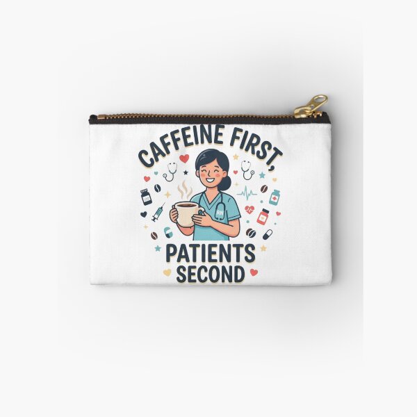 Item preview, Caffeine First, Patients Second Funny Nurse RN Coffee Lover Design designed and sold by KreatoLab.