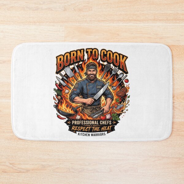 Item preview, Born to Cook – Chef Life Professional Cooking T-Shirt designed and sold by PixelStyle Studio.