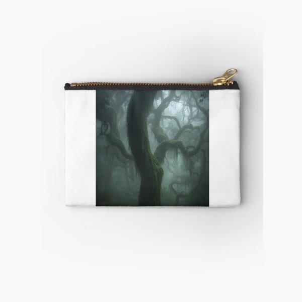 Item preview, Misty Ancient Forest Trees designed and sold by ArtlightStudio.