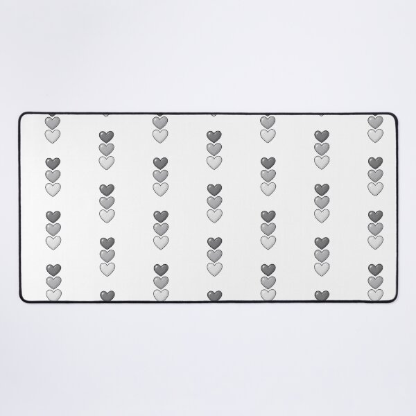 Item preview, Three Gray Hearts – Minimalist Cute Love Aesthetic designed and sold by Kiralemon.