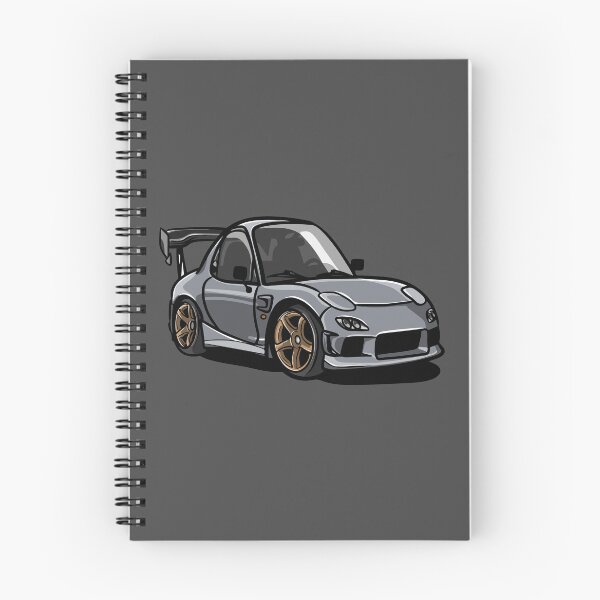 Item preview, Mazda RX7 Cartoon designed and sold by CUTOCARS-SHOP.