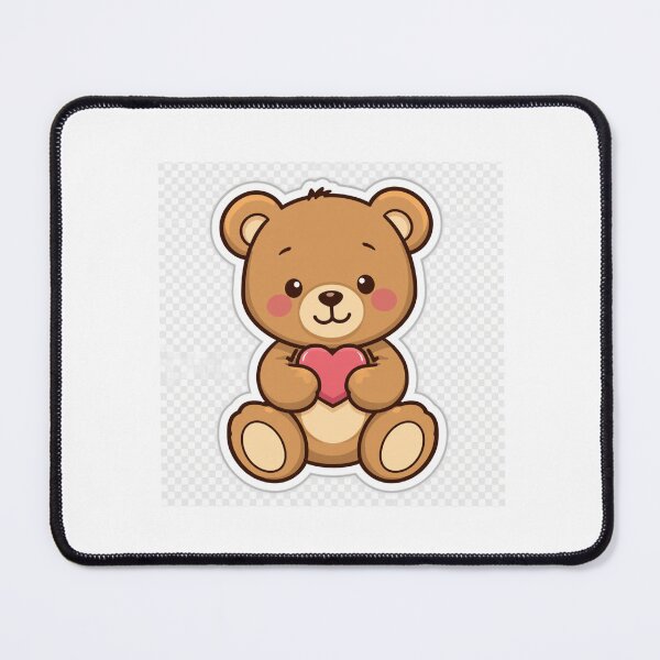 Item preview, Cute Teddy Bear With Heart designed and sold by Archu123A.