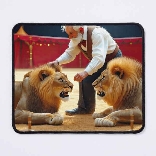 Item preview, Old Fart as a lion tamer designed and sold by Colin Bentham.