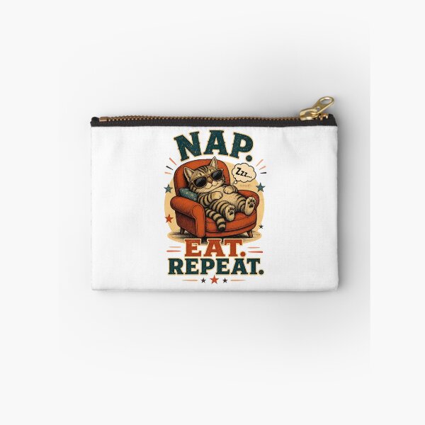 Item preview, Nap Eat Repeat Cat Sunglasses Retro designed and sold by SoyLamderma.